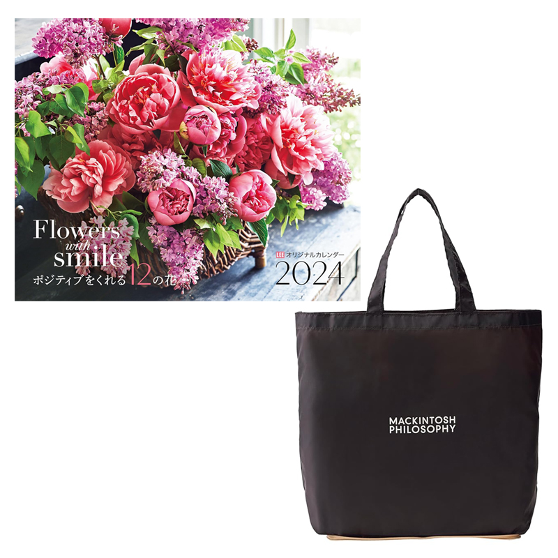 MACKINTOSH PHILOSOPHY托特包＆2024年花朵月曆